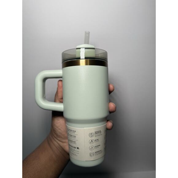 Stanley Comfort & Joy Collection GILDED CELADON Samsies Sip 40/14oz Set NWT NIB - Picture 11 of 13